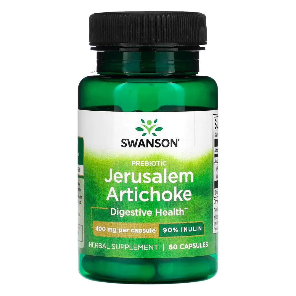 ALCACHOFRA DE JERUSALéM 400MG SWANSON 60 CAPS IMPORTADO