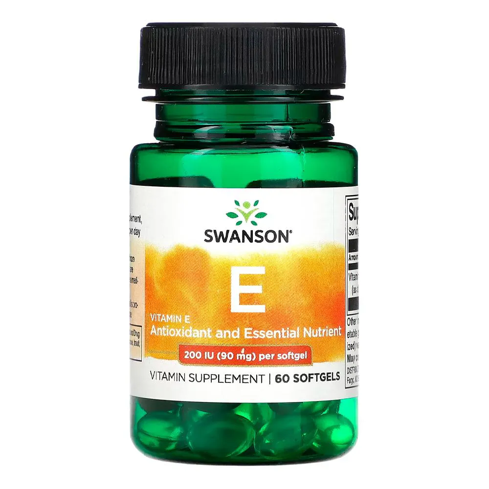 VITAMINA E 90MG SWANSON 60 SOFTGELS IMPORTADO