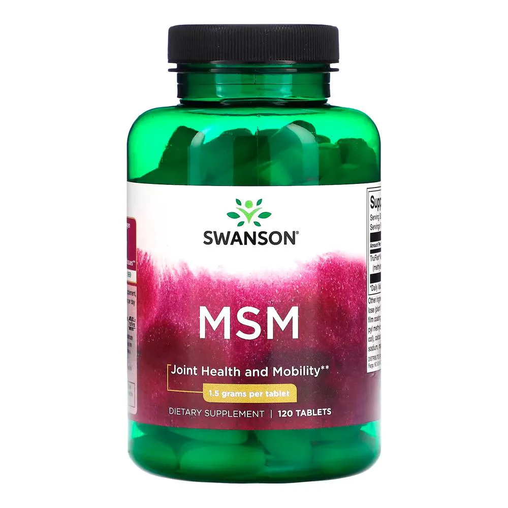 MSM 1.500MG SWANSON 120 TABLETS IMPORTADO