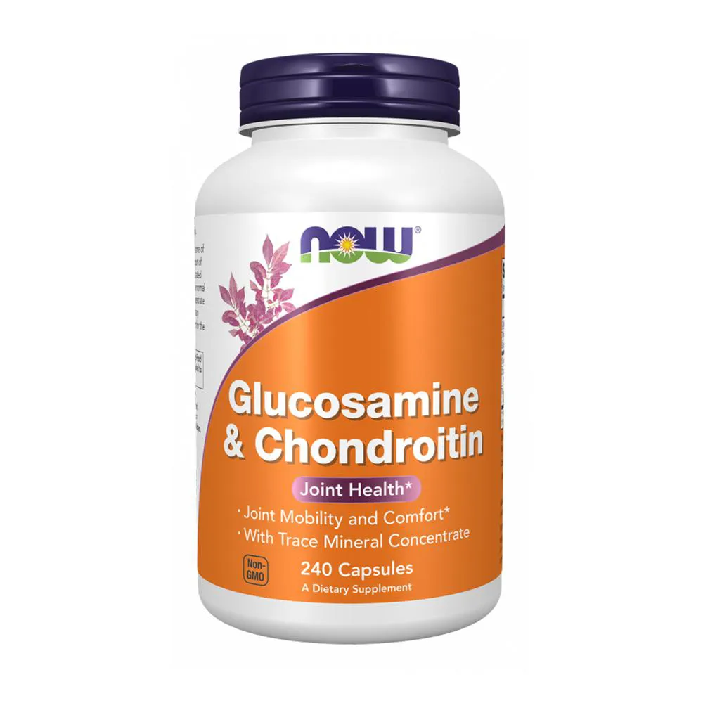 G.LUCOSAMINA CONDROITINA NOW FOODS 240 CáPSULAS IMPORTADO