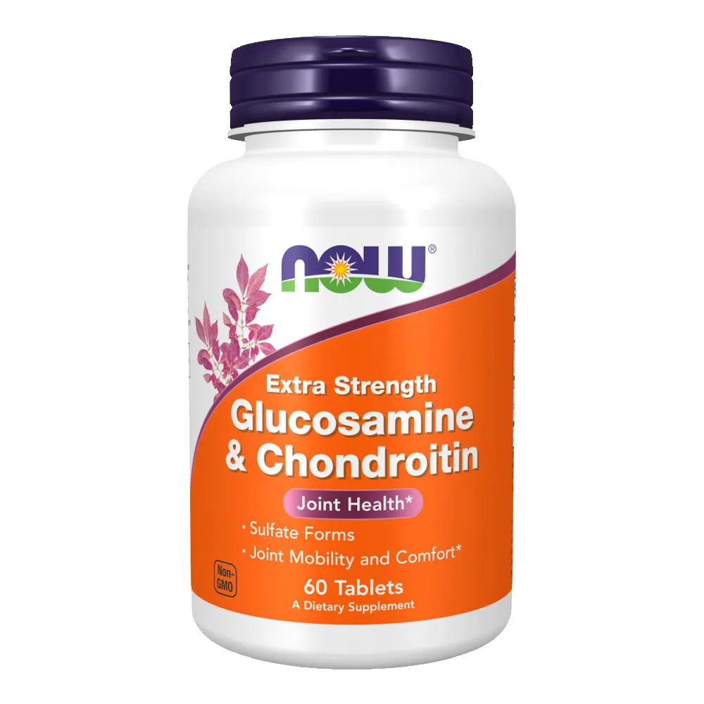 G.LUCOSAMINA CONDROITINA NOW FOODS 60 TABLETS IMPORTADO