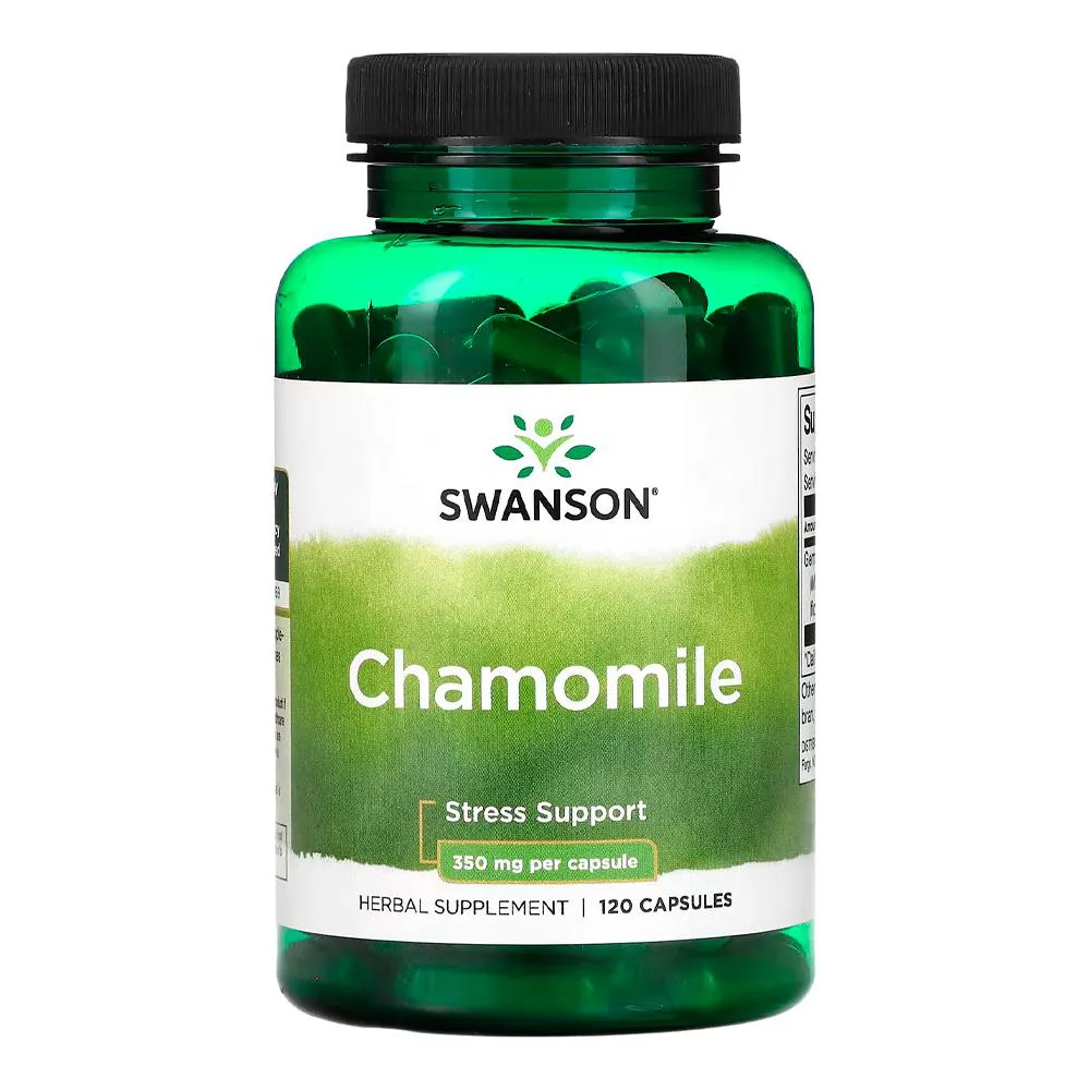 CAMOMILA 350MG SWANSON 120 CAPSULAS IMPORTADO