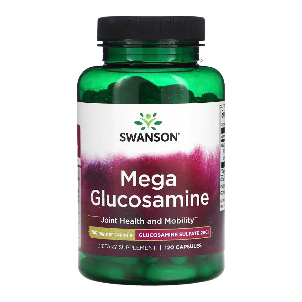MEGA GLUCOSAMINA 750MG SWANSON 120 CAPSULAS IMPORTADO