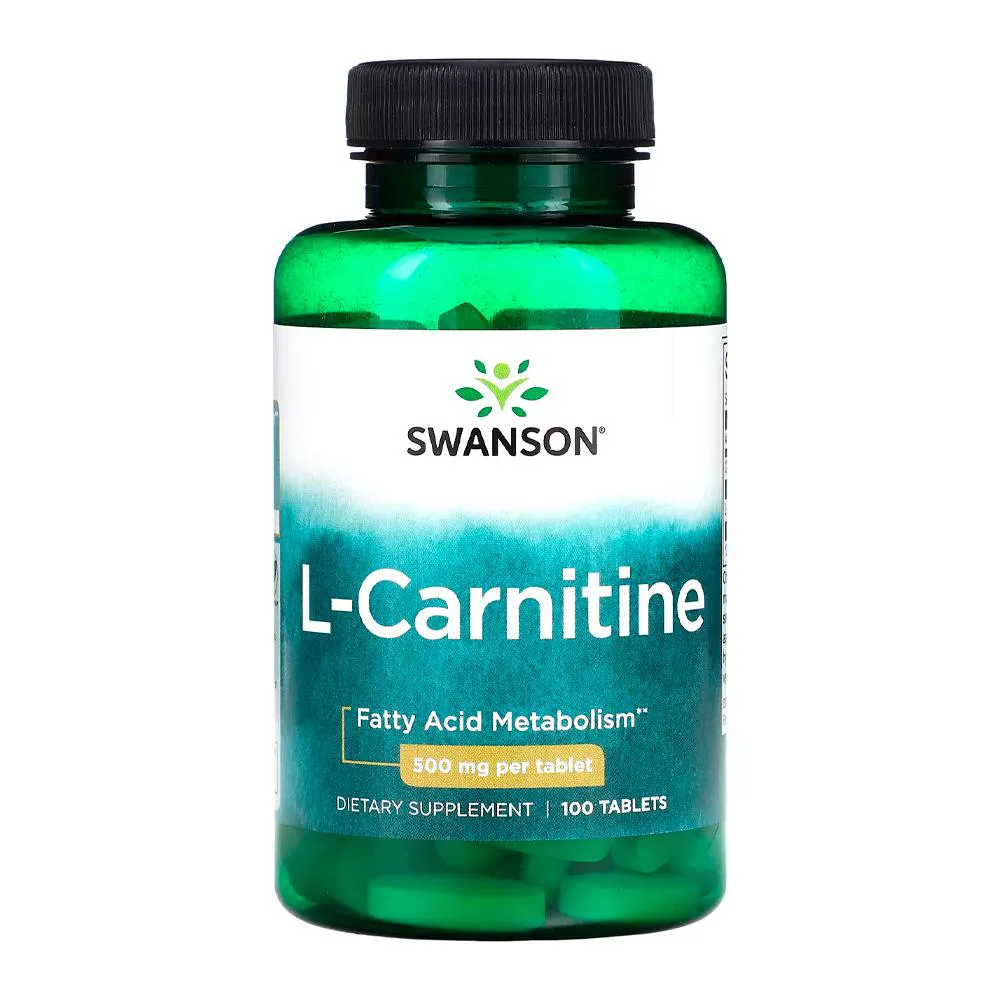 L-CARNITINA 500MG SWANSON 100 T.ABLETS IMPORTADO