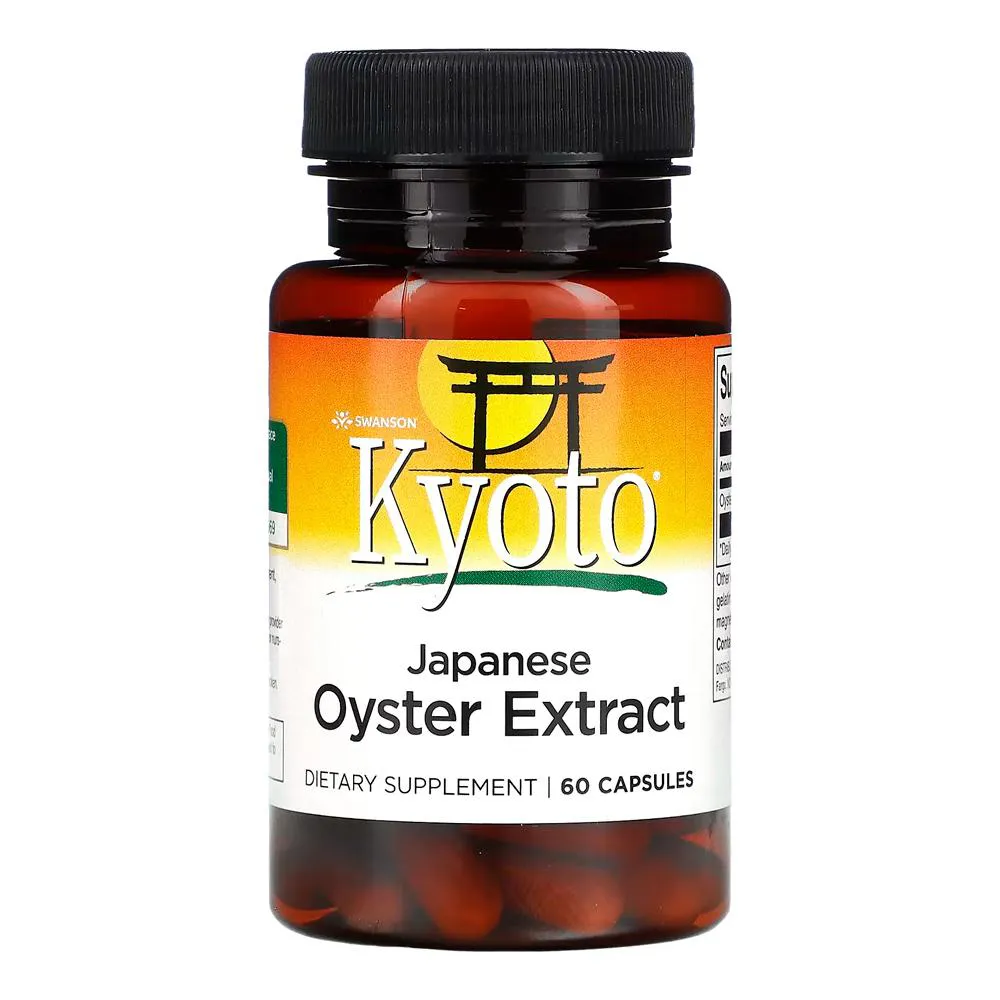 EXTRATO OSTRA JAPONESA 500MG SWANSON 60 CAPS IMPORTADO