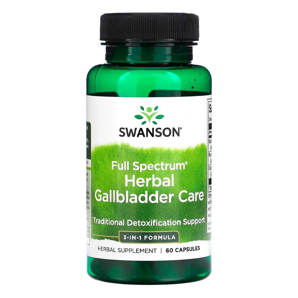 HERBAL GALLBLADDER CARE SWANSON 60 CáPSULAS IMPORTADO