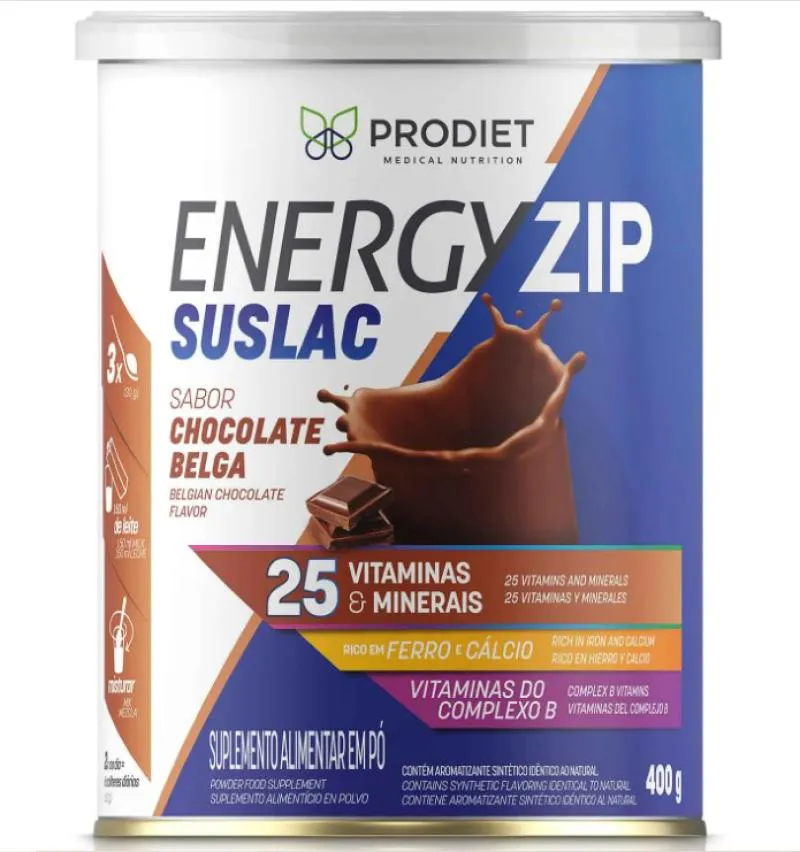 ENERGYZIP SUSLAC CHOCOLATE 400G - PRODIET