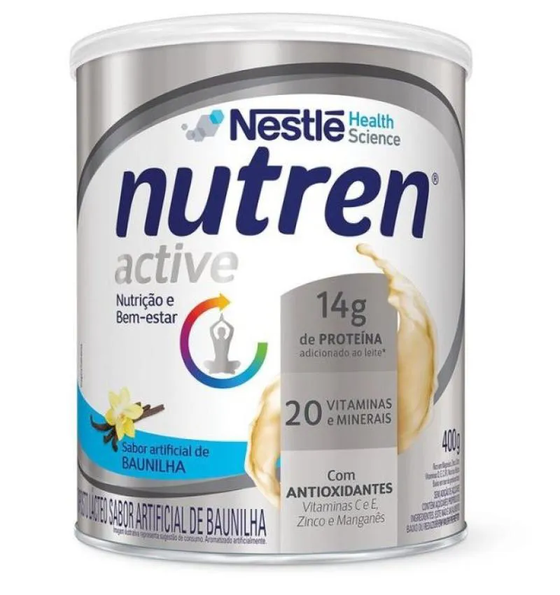 NUTREN ACTIVE BAUNILHA 400G - NESTLE