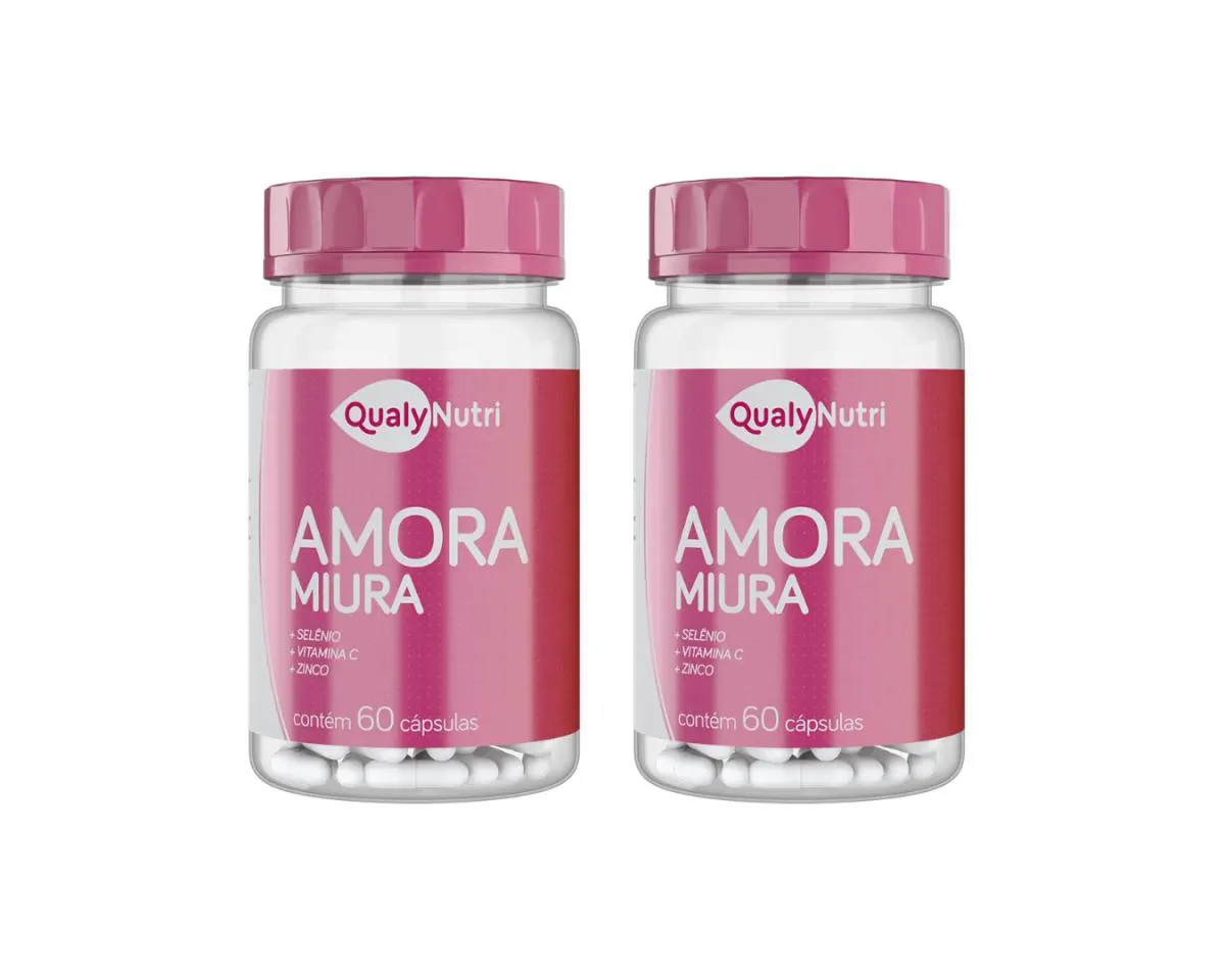 KIT C2 SUPLEMENTO ALIMENTAR AMORA MIURA – QUALYNUTRI