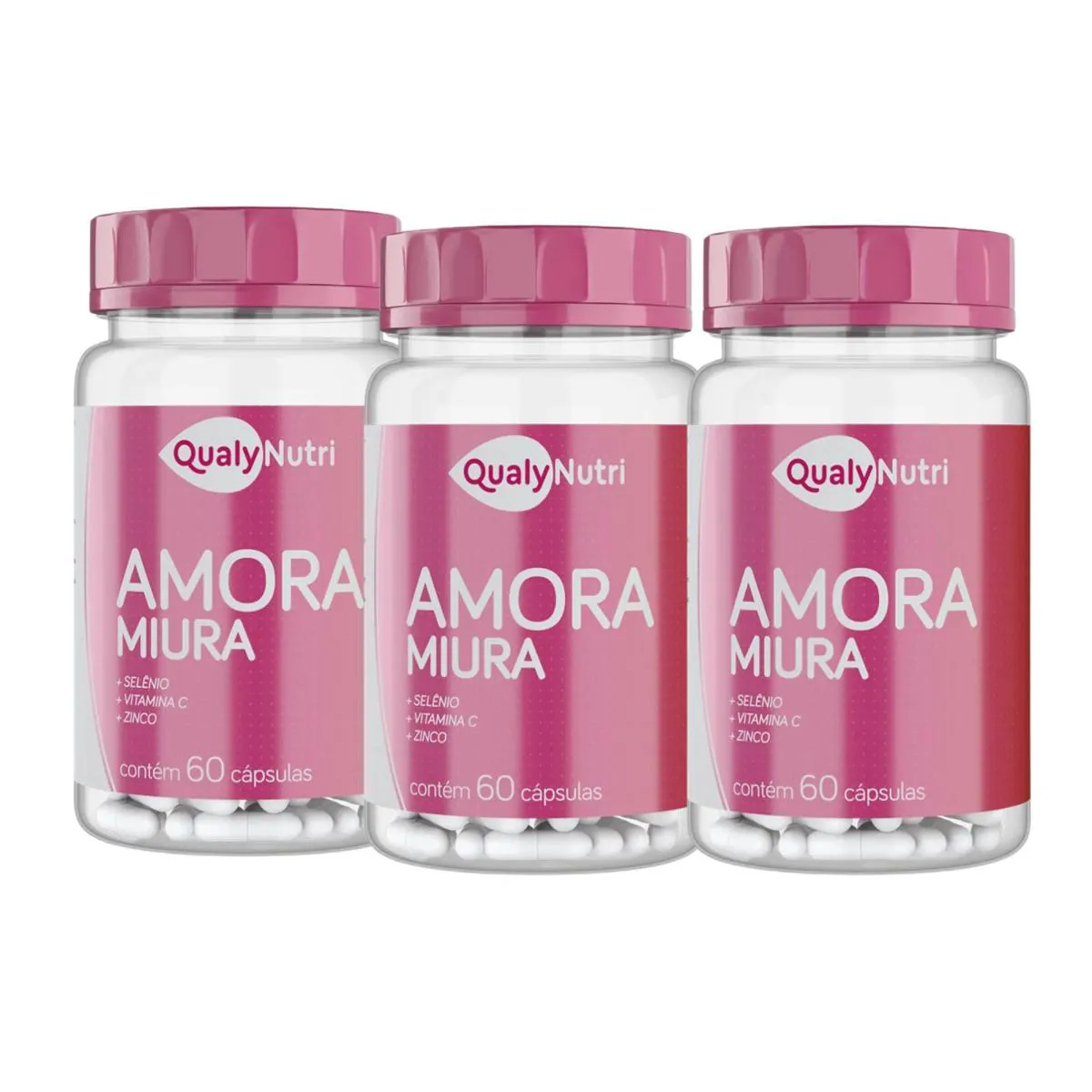 KIT C3 SUPLEMENTO ALIMENTAR AMORA MIURA – QUALYNUTRI
