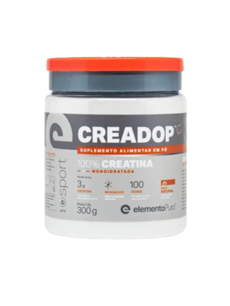 SUPLEMENTO ESPORTIVO CREATINA CREADOP 300G – ELEMENTO PURO