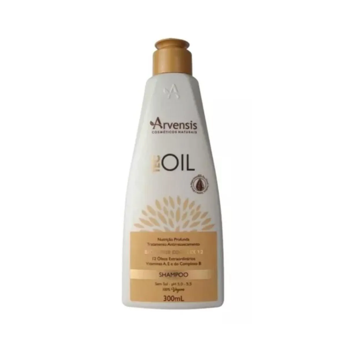 SHAMPOO ARVENSIS TEC OIL VEGAN NUTRIçãO INTENSA - 300ML