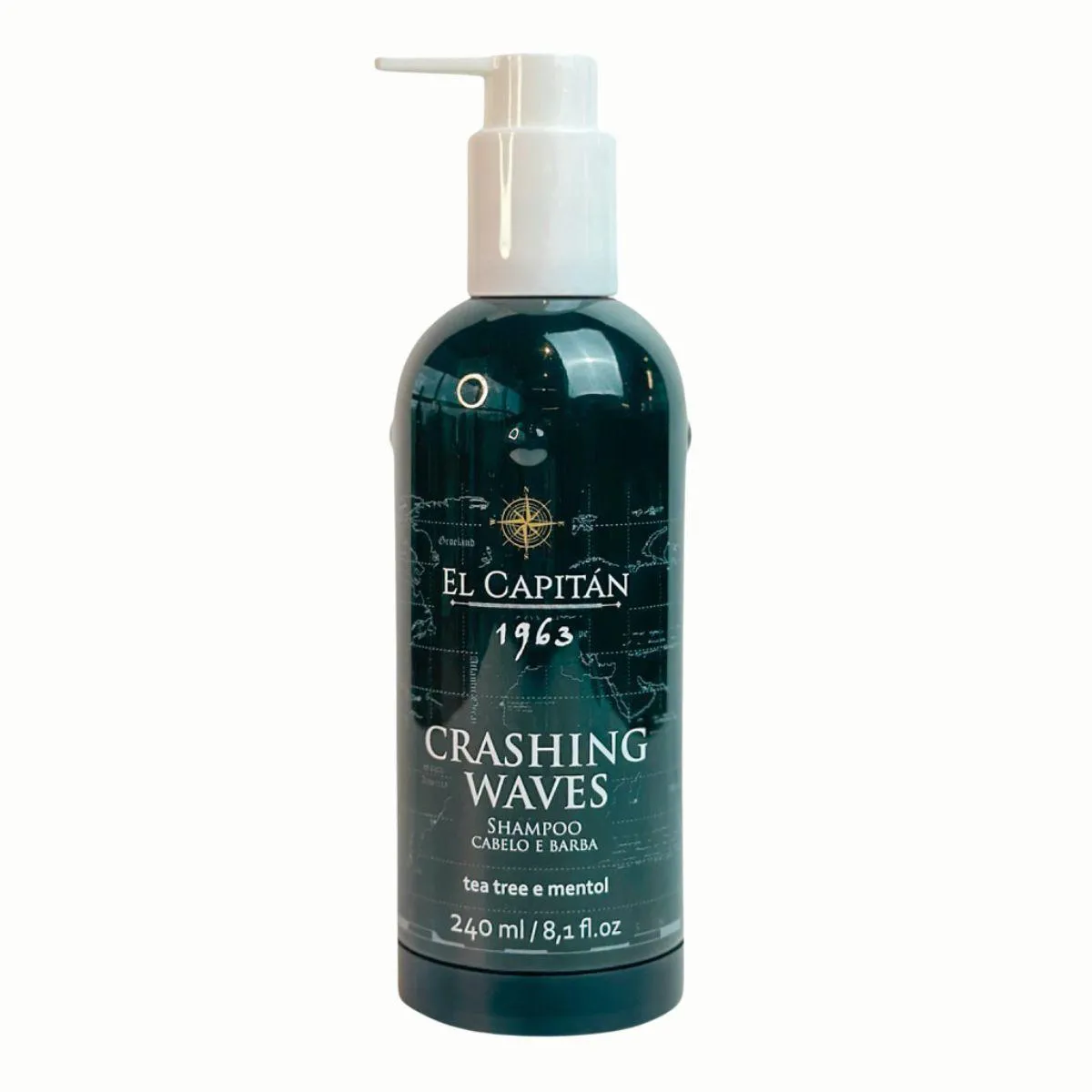 CRASHING WAVES SHAMPOO 2X1 CABELO E BARBA 240ML EL CAPITAN
