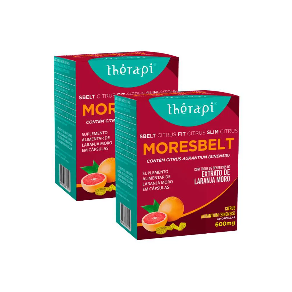 KIT 2 MORESBELT EXTRATO DE LARANJA MORO - 60 CAPS - THERAPI