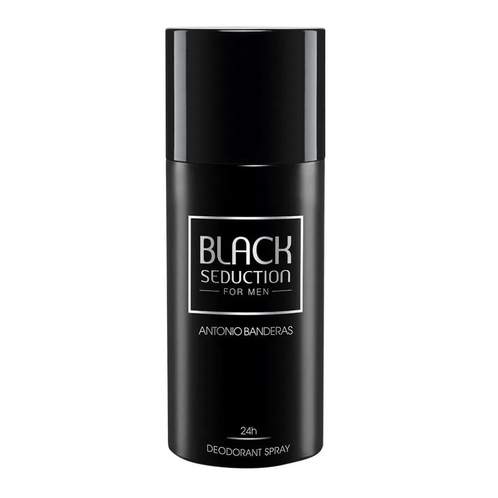 BLACK SEDUCTION ANTONIO BANDERAS DESODORANTE MASCULINO-150 ML