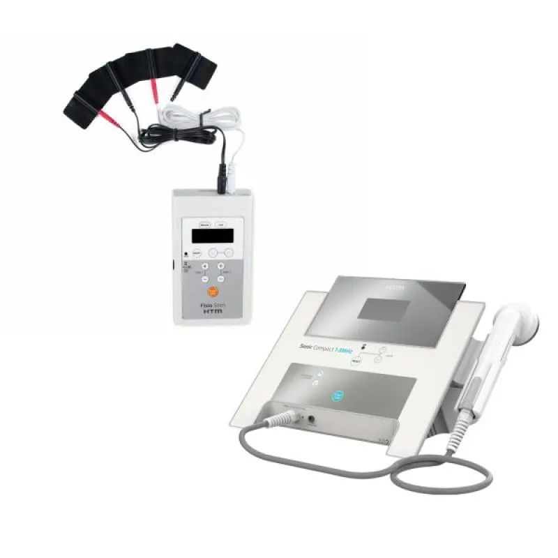 KIT HTM REABILITAçãO - FISIO STIM TENS E FES + ULTRASSOM SONIC COMPACT 1 E 3 MHZ