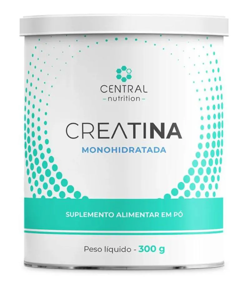 Creatina Monohidratada 300g 99,9% Pureza Central Nutrition