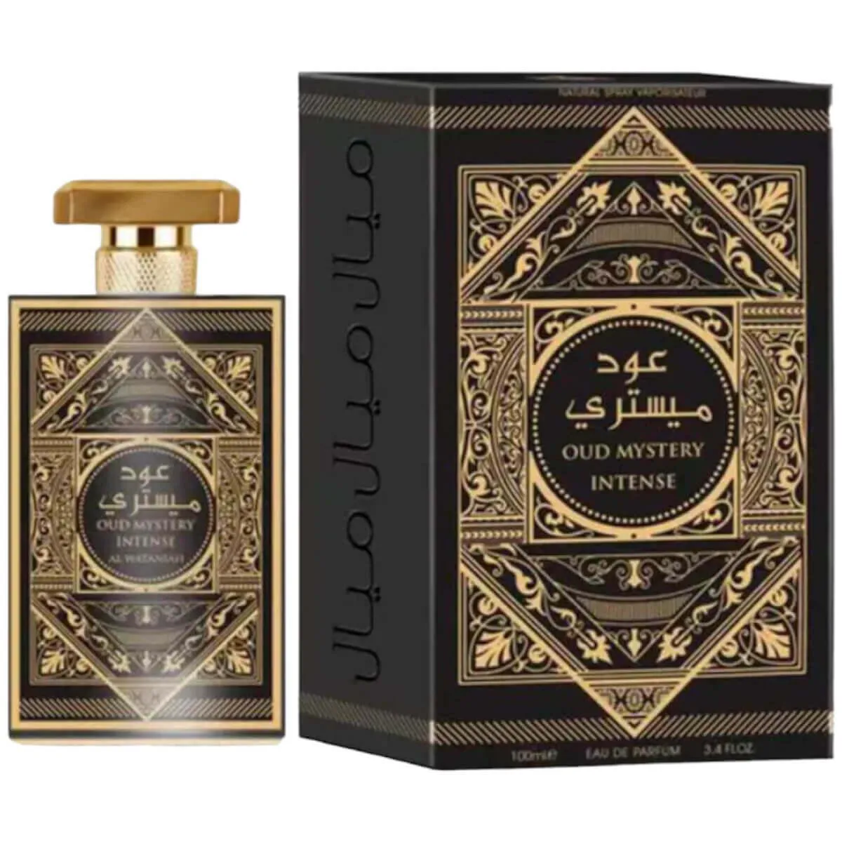 PERFUME ARABE AL WATANIAH OUD MYSTERY INTENSE EDP 100ML MASCULINO