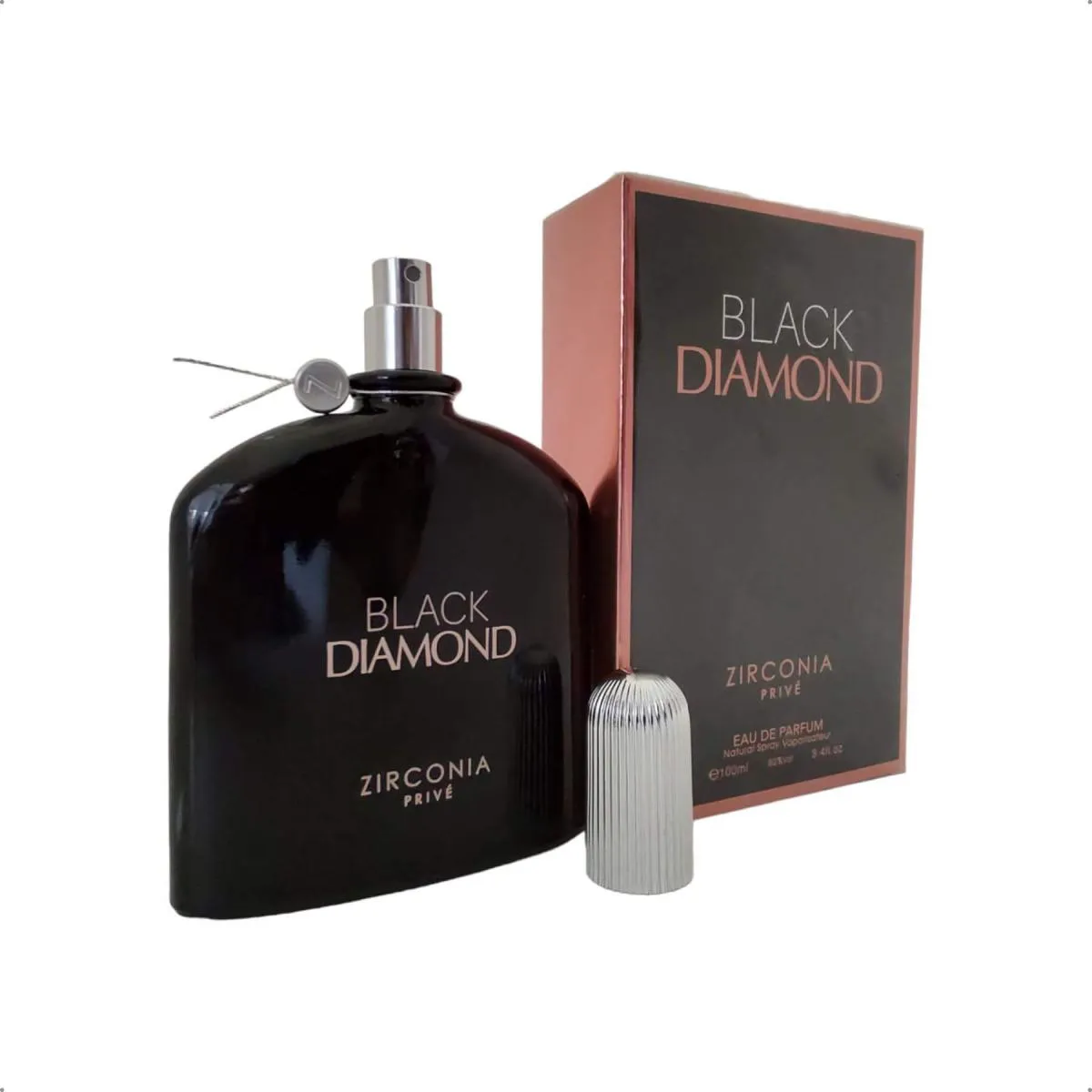 PERFUME ÁRABE ZIRCôNIA PRIVé BLACK DIAMOND FEMININO 100ML