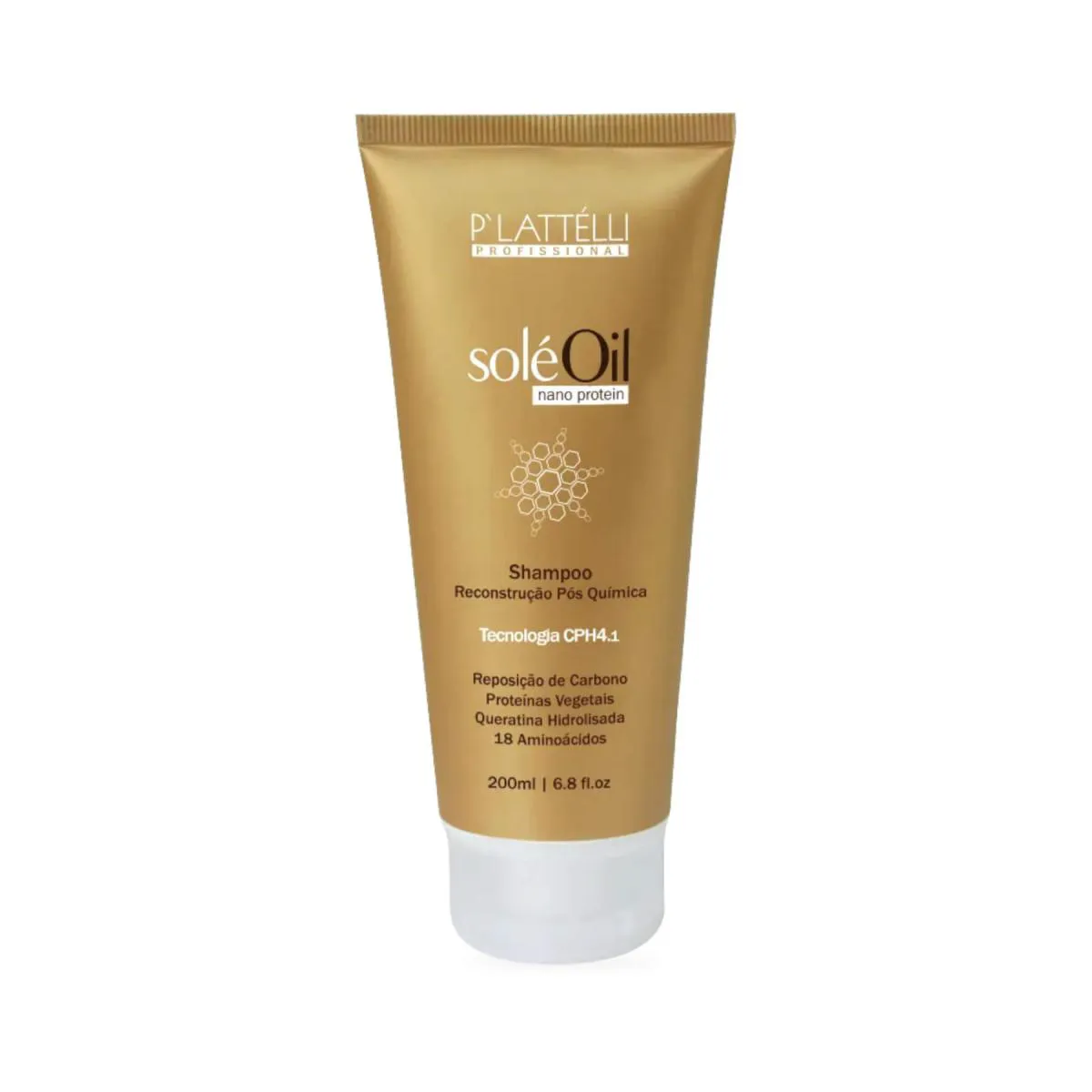 SHAMPOO PLATTELLI SOLéOIL NANO PROTEIN 200ML
