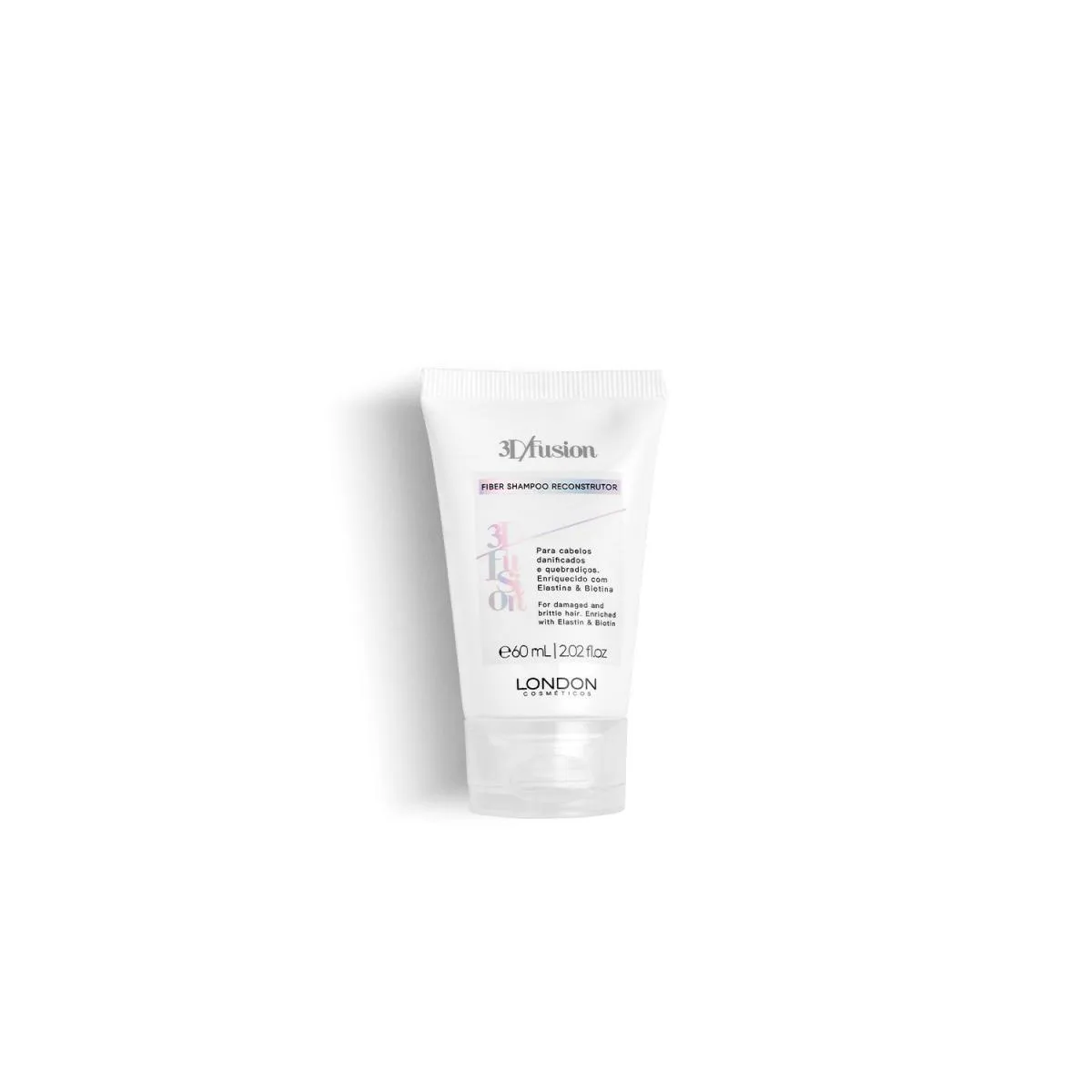 MINIATURA FIBER SHAMPOO RECONSTRUTOR 60ML 3D FUSION HOME CARE | LONDON COSMéTICOS
