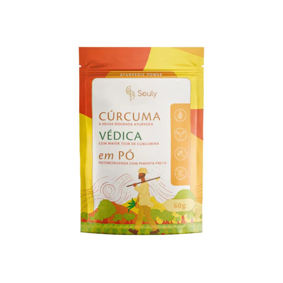 CúRCUMA VéDICA EM Pó 60G - SOULY