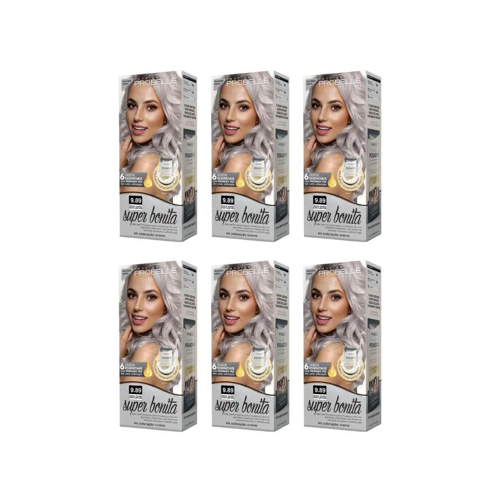 COLORAçAO PROBELLE SUPER BONITA 9.89 LOURO MTO CL PEROLA-6UN