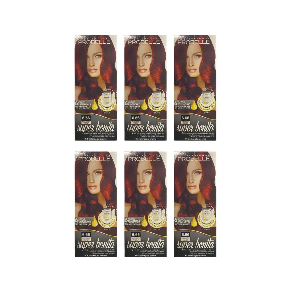 COLORAçAO PROBELLE SUPER BONITA 6.66 LOURO ESC VER INTEN-6UN