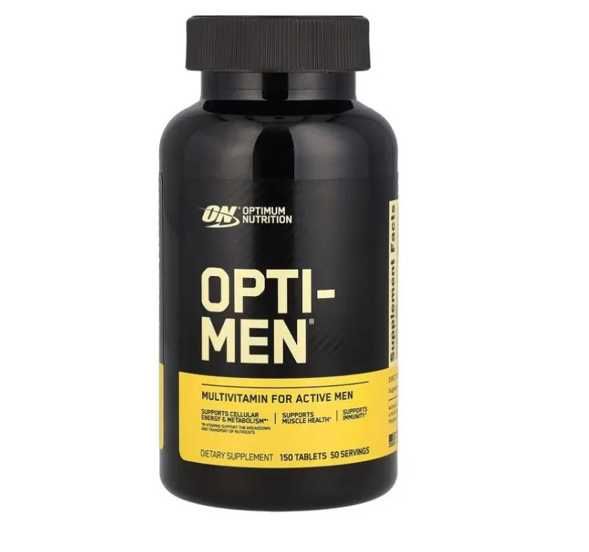 MULTIVITAMíNICO OPTI-MEN OPTIMUM NUTRITION 150 TABS IMPORTADO E U A