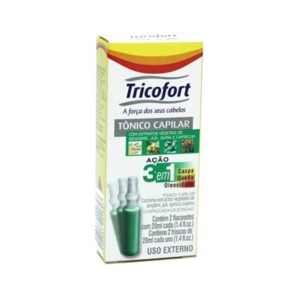 TRICOFORT TôNICO CAPILAR AMPOLA 2X20ML