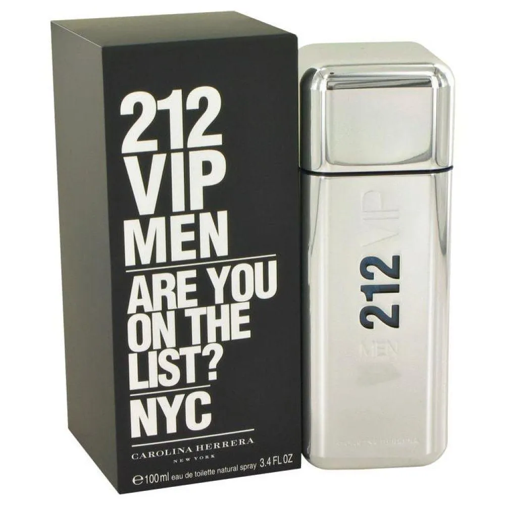 PERFUME MASCULINO 212 VIP CAROLINA HERRERA 100ML