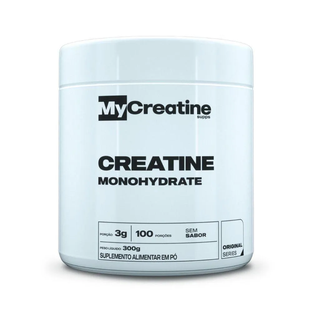 CREATINA MONOHIDRATADA PURA 300G MYCREATINE SEM SABOR