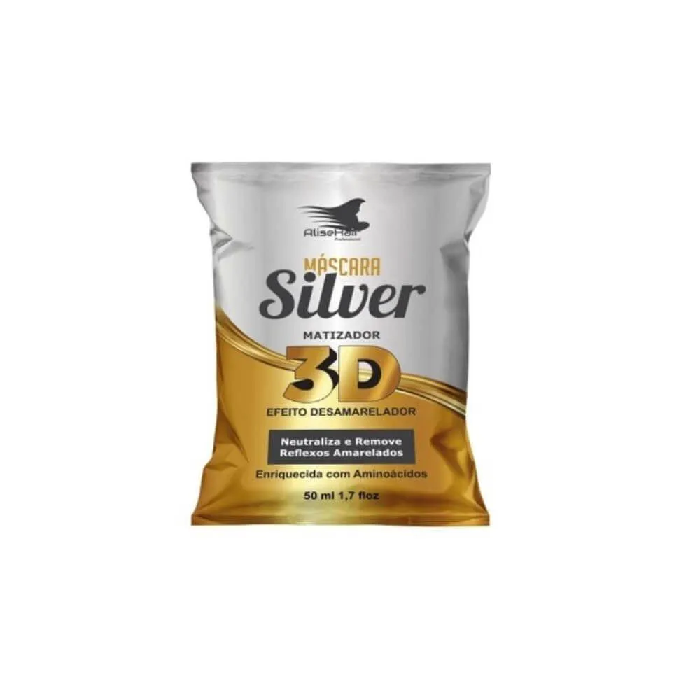 ALISE HAIR 3D SILVER SACHê 50ML