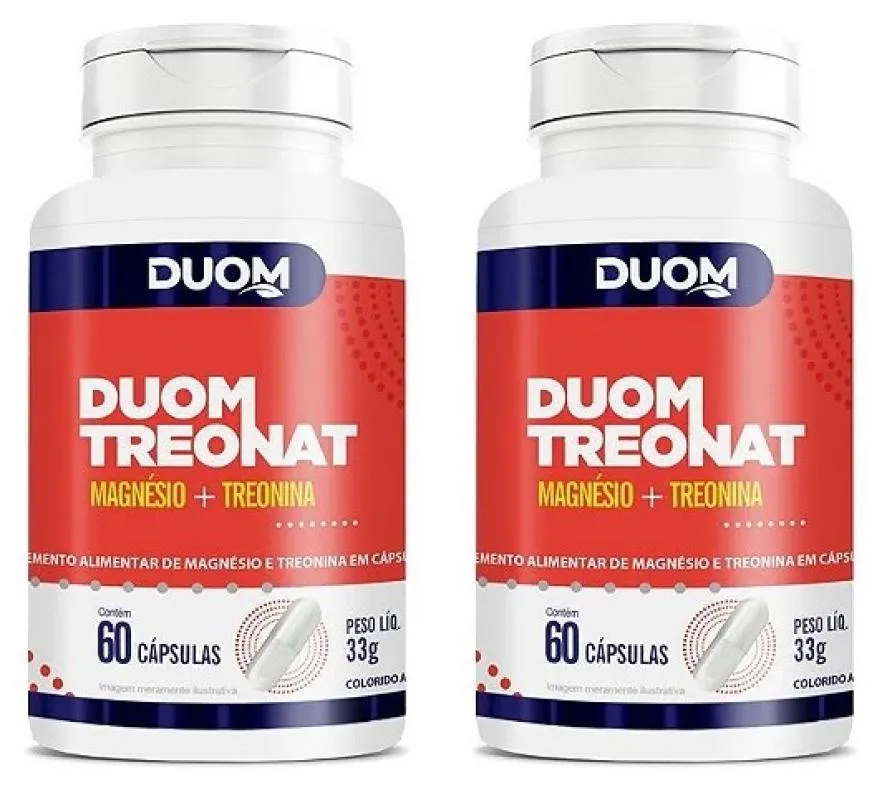 KIT 2 SUPLEMENTO DUOM TREONAT COM 60CPS - DUOM