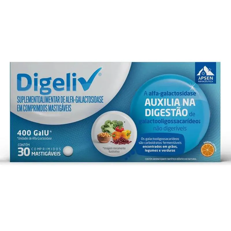 SUPLEMENTO DIGELIV 400 GAIU 30 CáPSULAS - APSEN