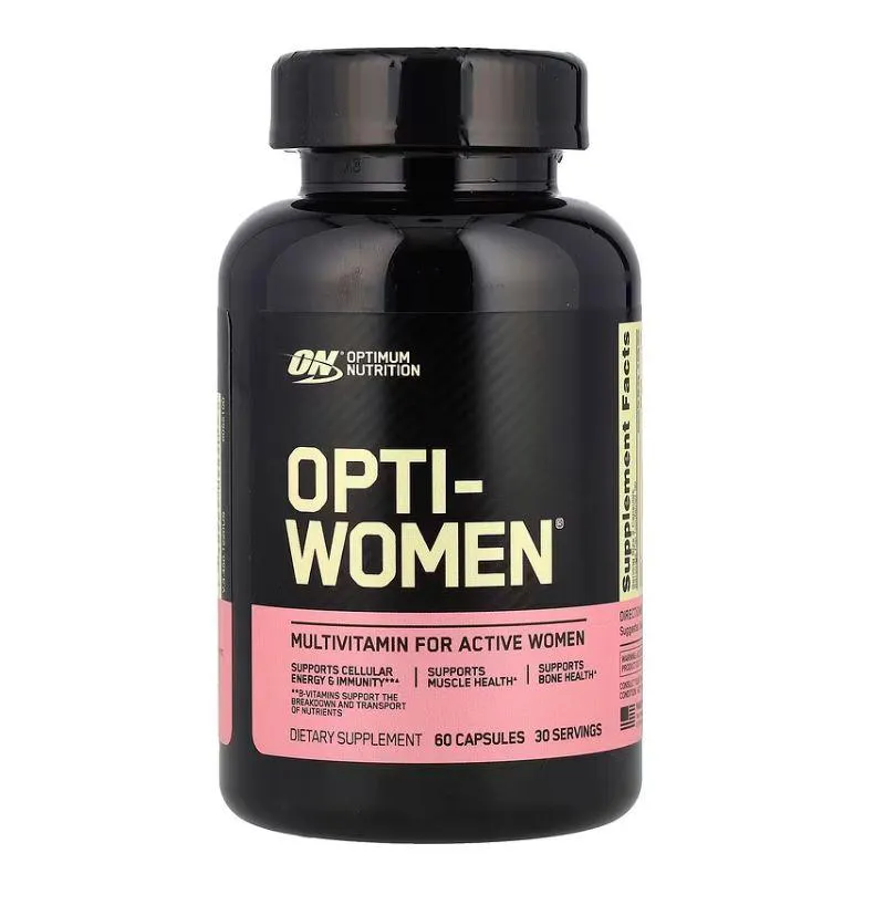 MULTIVITAMINICO OPTI WOMEN OPTIMUM NUTRITION 60 CáPSULAS ORIGINAL.