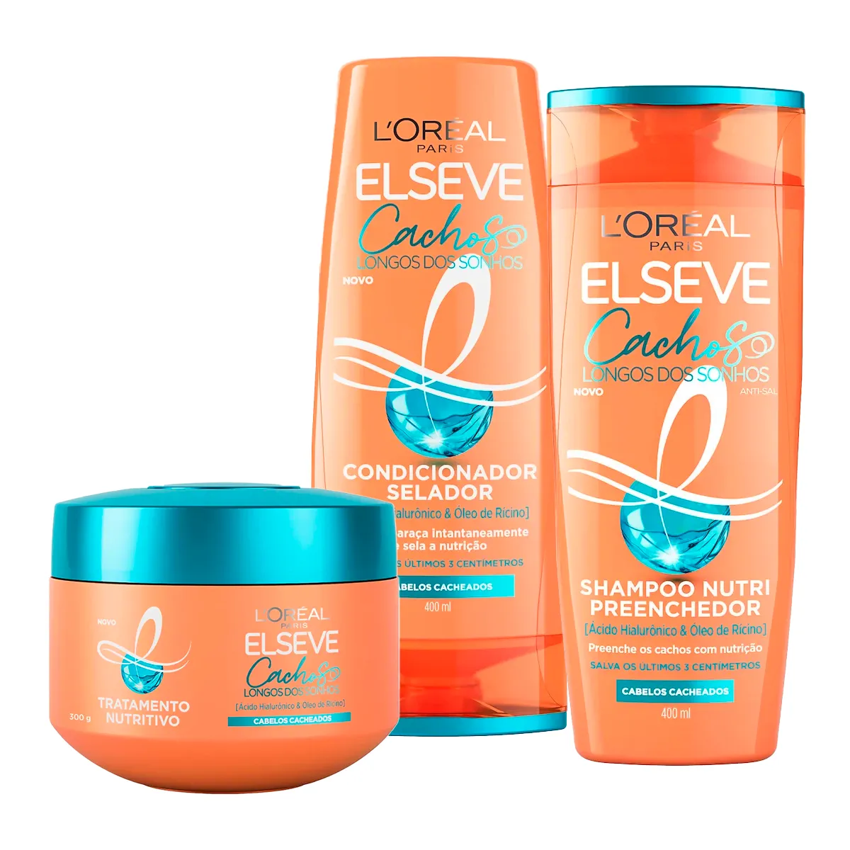 Kit L'Oreal Paris Elseve Cachos dos Sonhos - Shampoo + Condicionador ...