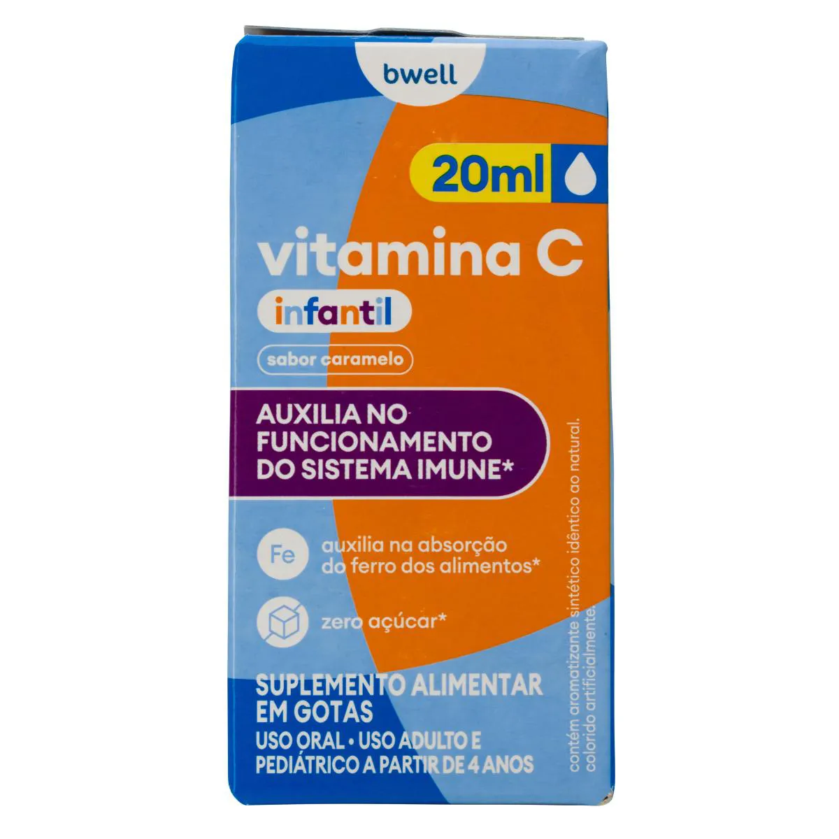 Vitamina C bwell Infantil Gotas 20ml