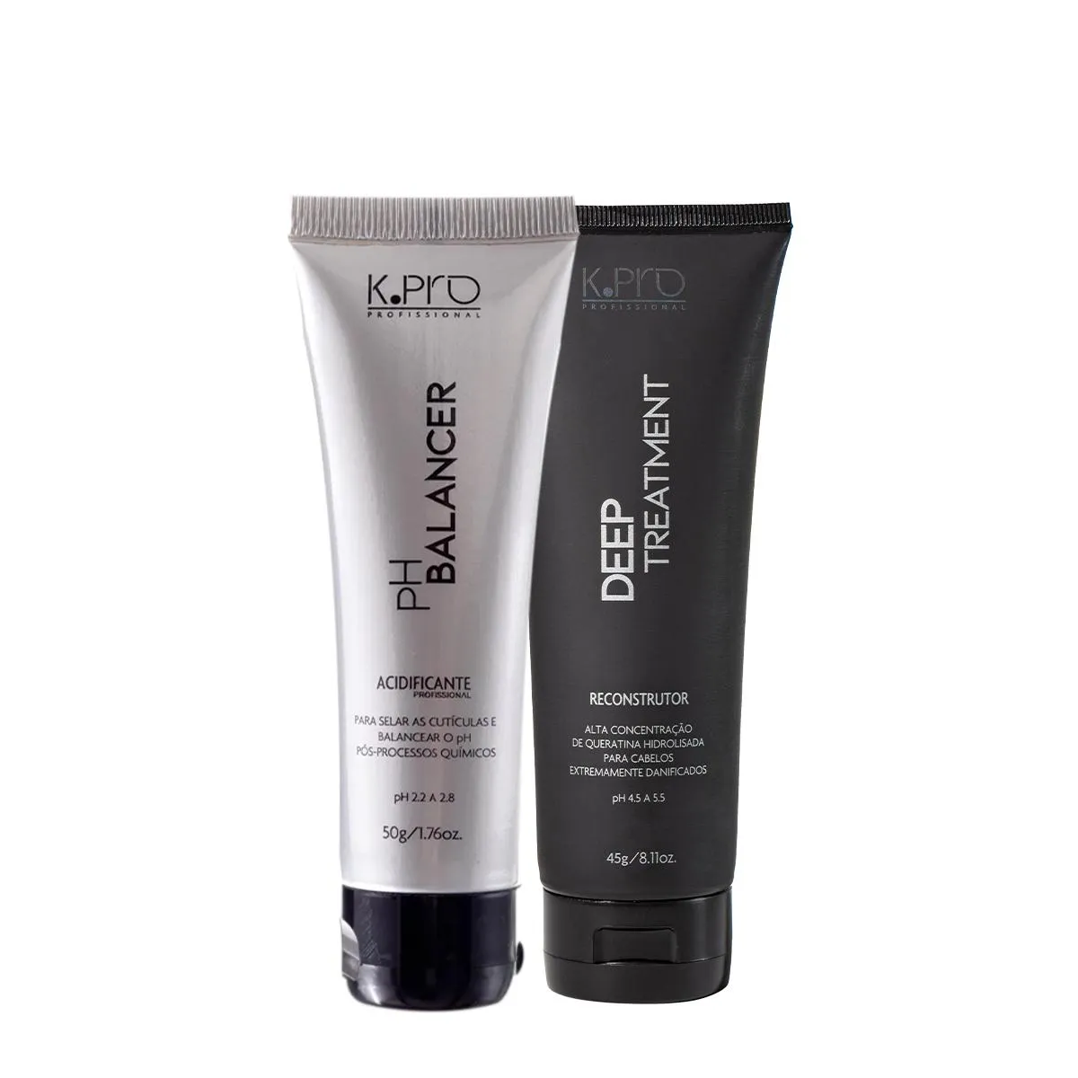 KIT K.PRO PROFESSIONAL DEEP TRATAMENTO RECONSTRUTOR E ACIDIFICANTE (2 PRODUTOS)