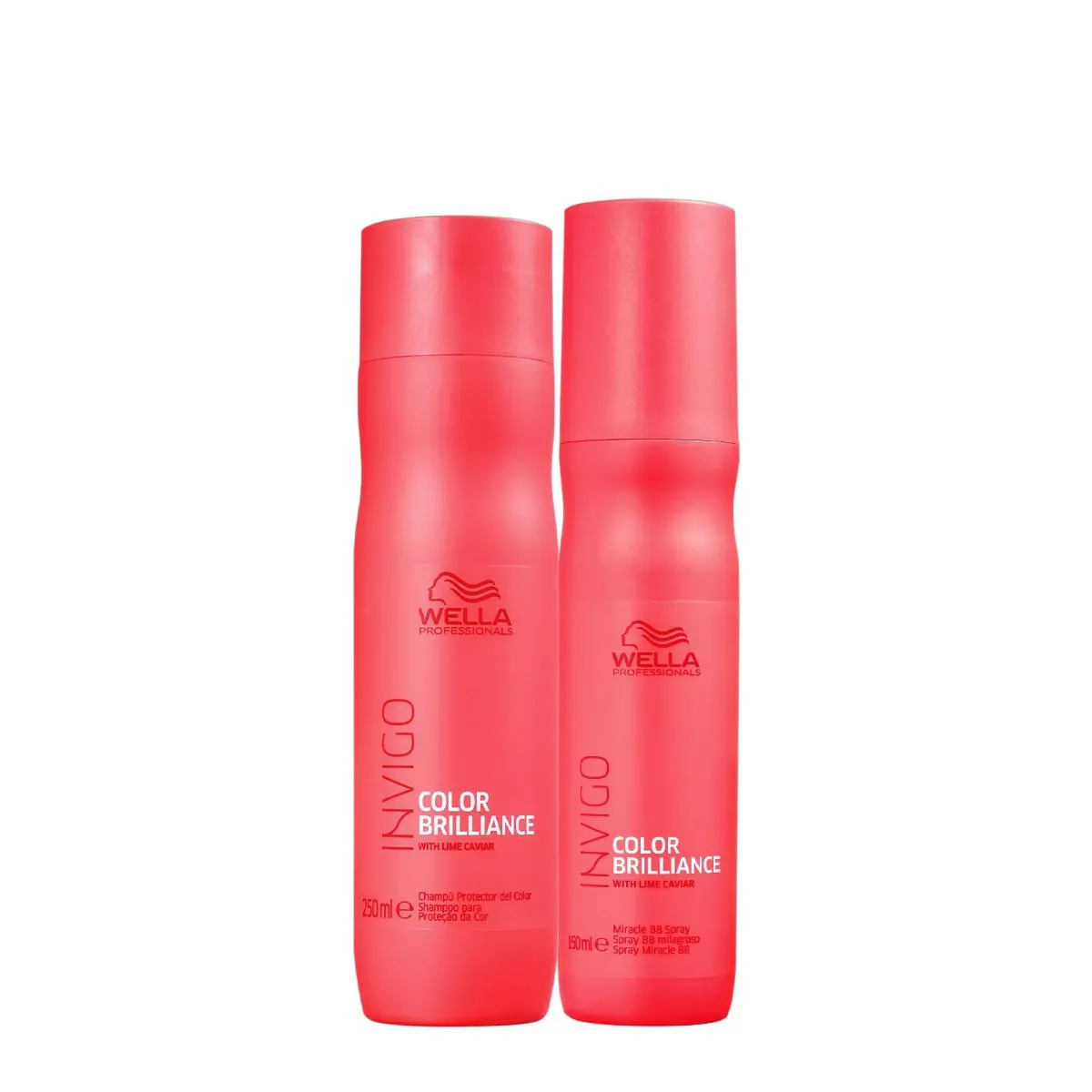 KIT WELLA PROFESSIONALS INVIGO BRILLIANCE MIRACLE SHAMPOO LEAVE-IN (2 PRODUTOS)