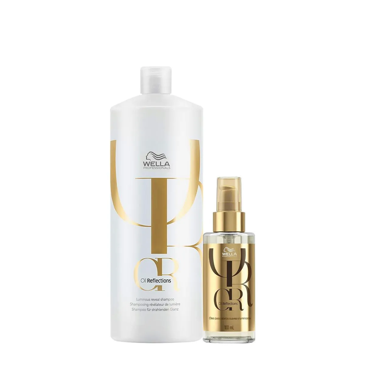 KIT WELLA PROFESSIONALS OIL REFLECTIONS LUMINOUS SHAMPOO OIL (2 PRODUTOS)