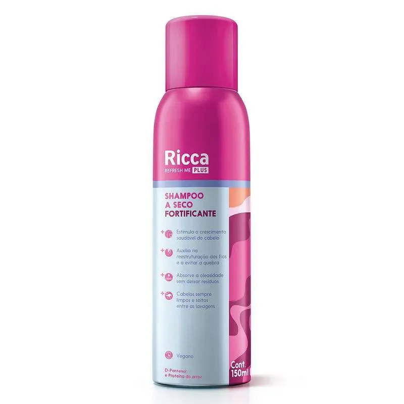SHAMPOO A SECO FORTIFICANTE 150ML - RICCA