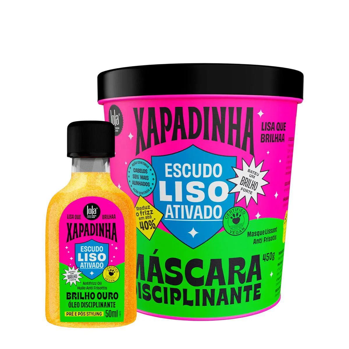 KIT LOLA FROM RIO XAPADINHA MáSCARA OIL (2 PRODUTOS)