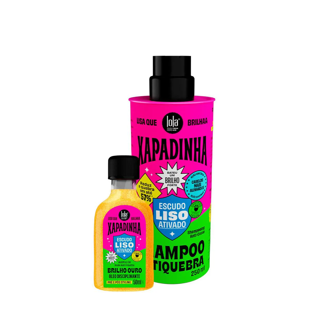 KIT LOLA FROM RIO XAPADINHA SHAMPOO OIL (2 PRODUTOS)
