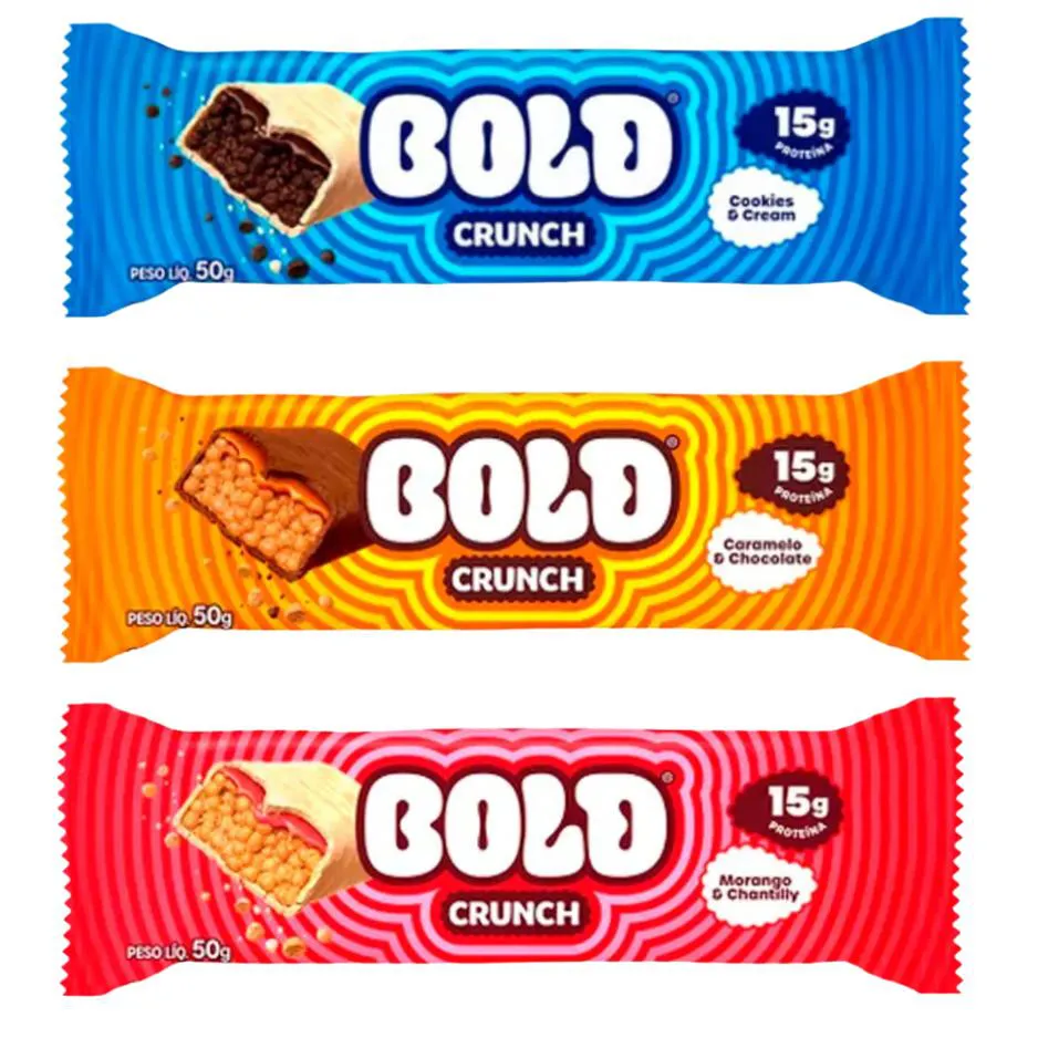 BOLD CRUNCH 3 SABORES - BOLD BAR