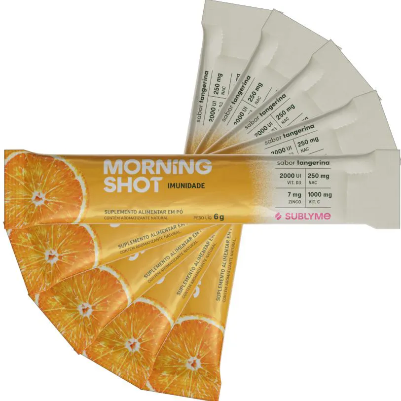 KIT 5 UN SACHE MORNING SHOT SUBLYME TANGERINA 6G - IMUNIDADE