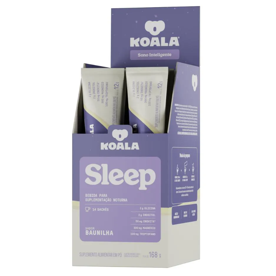 KOALA SLEEP BAUNILHA - CAIXA 14 SACHES - CAFFEINE ARMY