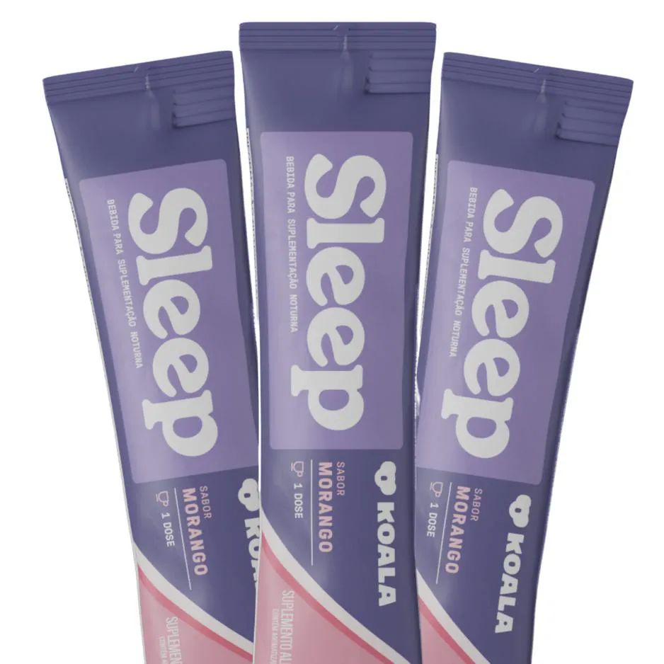 SACHE KOALA SLEEP MORANGO KIT 3 UN  - CAFFEINE ARMY