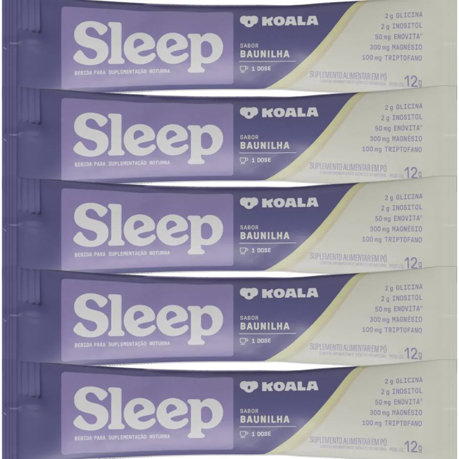 KIT 5 UNID KOALA SLEEP SACHE BAUNILHA - CAFFEINE ARMY