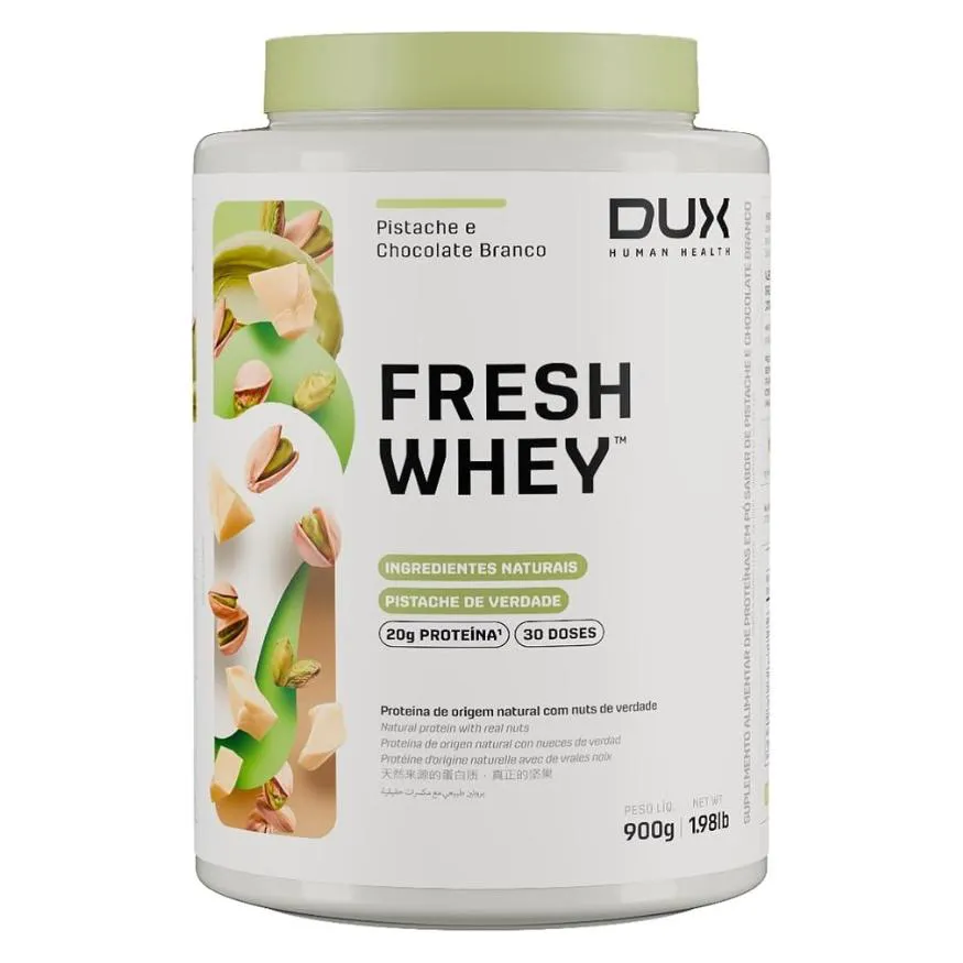 FRESH WHEY DUX 900G PISTACHE E CHOCOLATE BRANCO